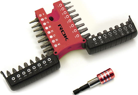 ROK  33-piece Screwdriver Bit Kit with Holder