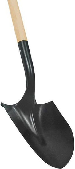 Eagle Round Mouth Shovel with 45" Long Wooden Handle