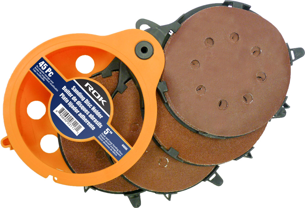 ROK  45 5-Inch Sanding Discs and Holder