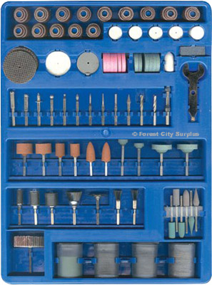 Samona® 251-Piece Rotary Tool Accessory Sets