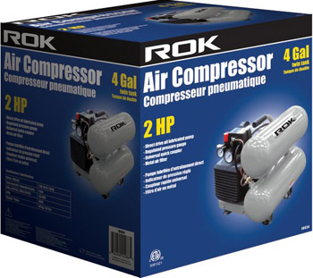 ROK® 2 Horse Power 4 Gallon Air Compressors