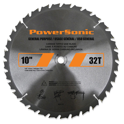 PowerSonic® 10-Inch Saw Blade Combo Pack