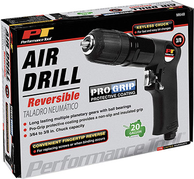 Performance Tool® M648 3/8 Inch Heavy Duty Reversible Drill
