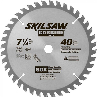 Skil® 7-1/4" 40T Carbide Saw Blade