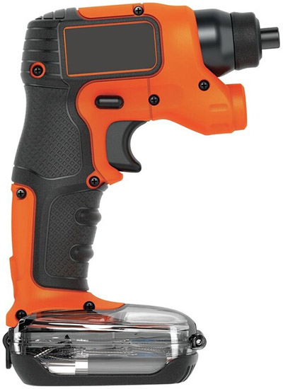 Black + Decker Light Driver 4V MAX Cordless Rechargeable Screwdriver with Lithium Ion Battery