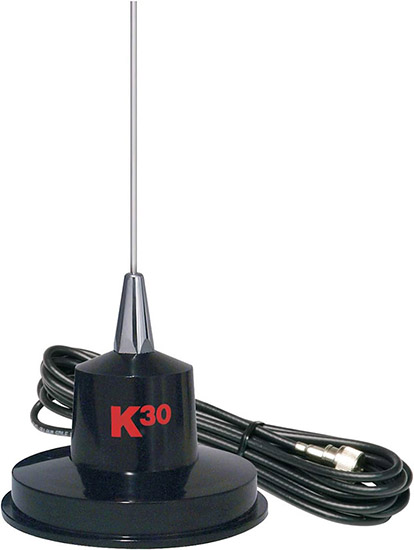K40 35" Magnet Mount Stainless Steel CB Antenna