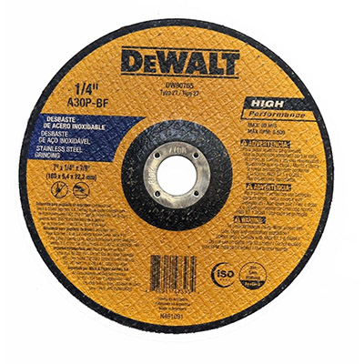 DEWALT® Stainless Steel 1/4 Inch Cutting/Grinding Wheel