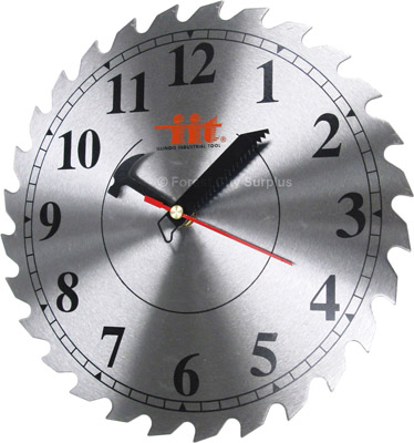 Decorative Saw Blade Shop Clocks