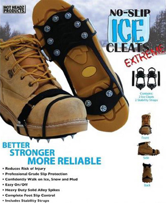 Hot Headz® Extreme No-Slip Ice Cleats
