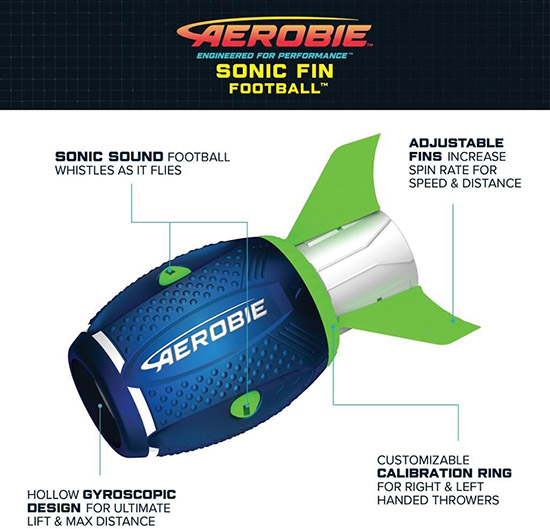 Aerobie™ Sonic Fin™ Football